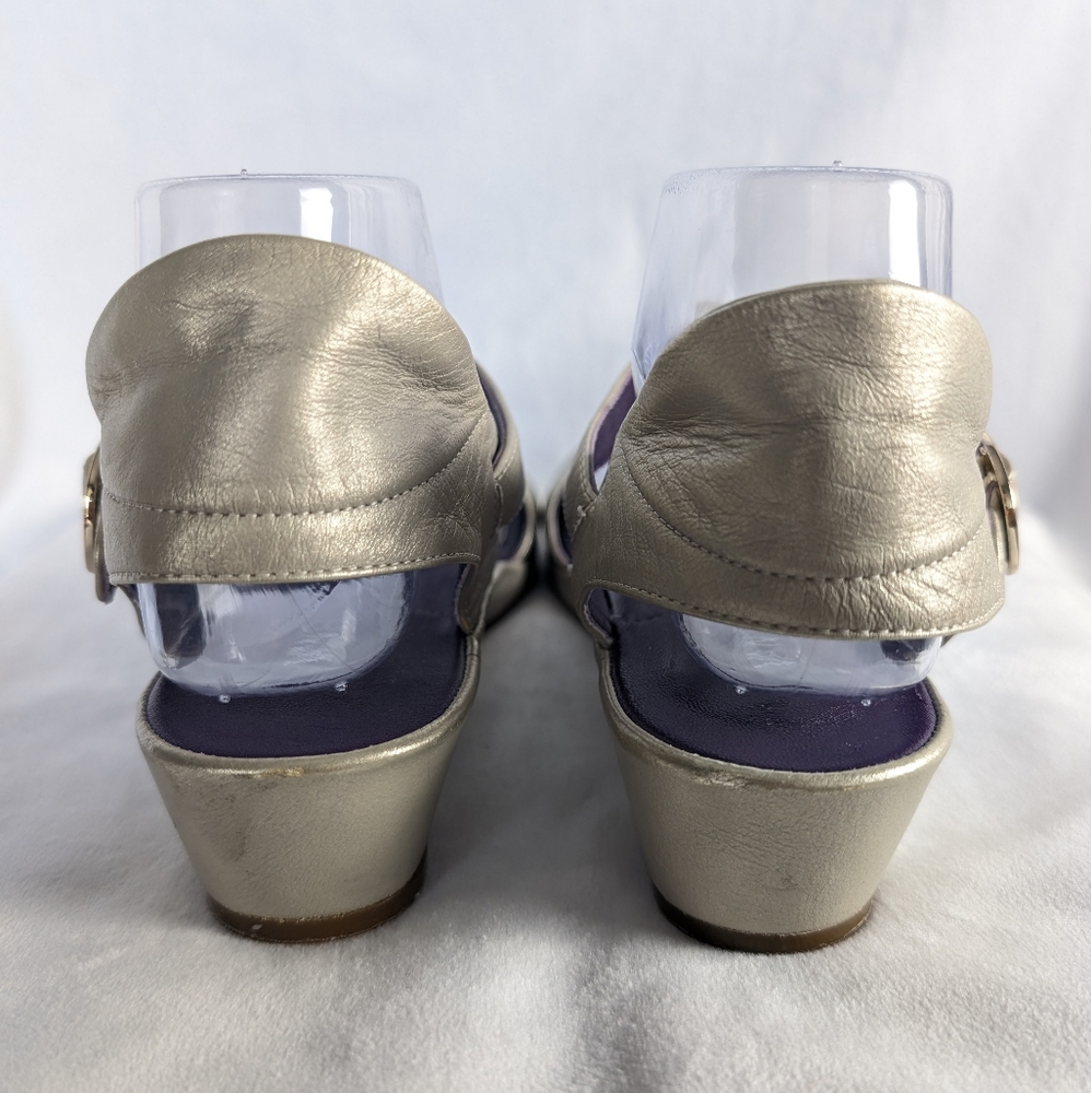 ☘️Vaneli Mary Jane Gladiator Peep Toe T-Strap Sandal Women's Size 10N - Picture 8 of 14